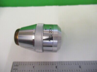 LEITZ WEZTLAR ERGOLUX OBJECTIVE 20X NPL MICROSCOPE PART AS PICTURED &15-A-74