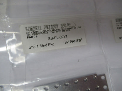 KIMBALL PHYSICS eV LOT PARTS HIGH VACUUM RATED AS PICTURED  #W1-A-37