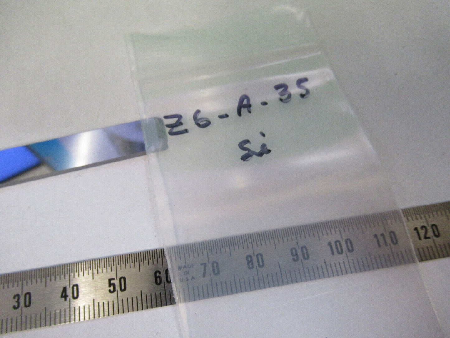 OPTICAL FLAT SILICON METAL SINGLE CRYSTAL IR LASER OPTICS AS PICTURED #Z6-A-35