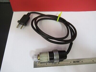 LEITZ WETZLAR GERMANY LAMP CABLE ASSEMBLY MICROSCOPE PART AS PICTURED &Q1-A-16