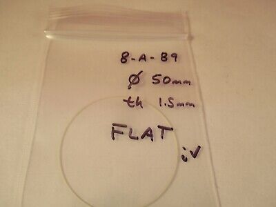 OPTICAL glass glass diameter 50mm OPTICS AS PICTURED &8-A-89