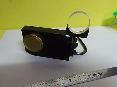 MICROSCOPE PART LEITZ GERMANY LENS MOUNTED OPTICS AS IS BIN#W6-20