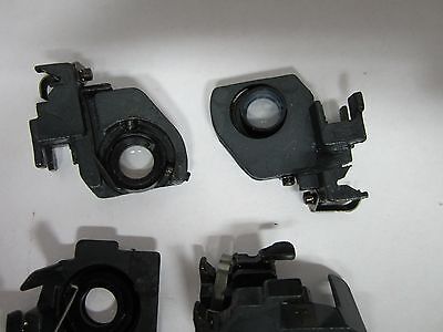 MICROSCOPE PART LOT 4 EA  STEREO LENS BAUSCH LOMB  OPTICS AS IS BIN#K7-15