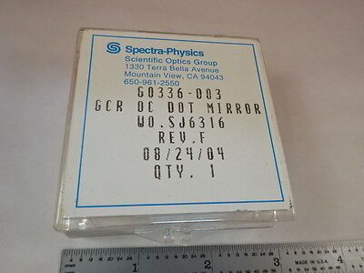 OPTICAL SPECTRA PHYSICS COATED LENS LASER OPTICS AS IS #M2-B-07