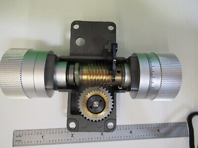 LEITZ DIALUX GERMANY KNOBS ASSEMBLY MICROSCOPE PART OPTICS AS PICTURED &58-B-21