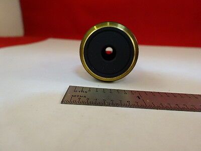 MICROSCOPE PART OLYMPUS JAPAN OBJECTIVE MPLAN 100X OPTICS AS IS #21-A-13