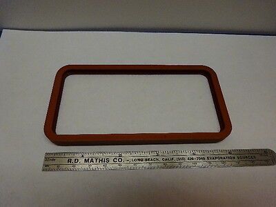 OPTICAL THICK GLASS WINDOW VIEWER SILICONE GASKET OPTICS #83-01