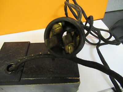 ANTIQUE AO SPENCER  ILLUMINATOR LAMP WORKS MICROSCOPE PART AS PICTURED 8Y-A-116