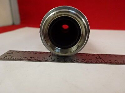 MICROSCOPE PART LONG UNITRON OBJECTIVE 10X OPTICS AS IS #AM-17