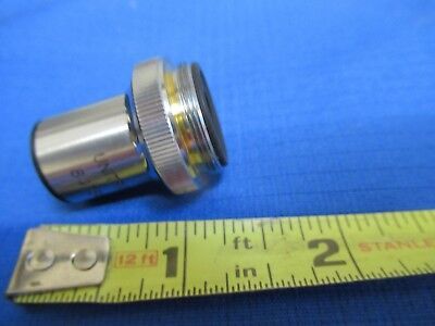 UNITRON JAPAN OBJECTIVE M5X OPTICS MICROSCOPE PART AS PICTURED &S1-A-17