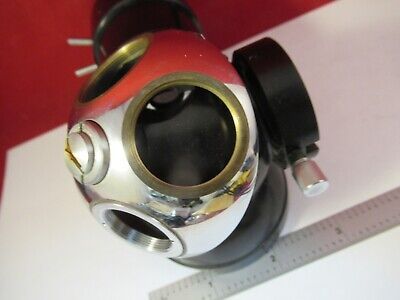 CARL ZEISS GERMANY POL VERTICAL ILLUMINATOR NOSEPIECE MICROSCOPE PART #13-35