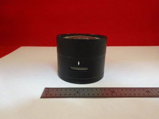 MICROSCOPE PART LEITZ GERMANY ILLUMINATOR LENS ASSEMBLY OPTICS AS IS #IL6-02