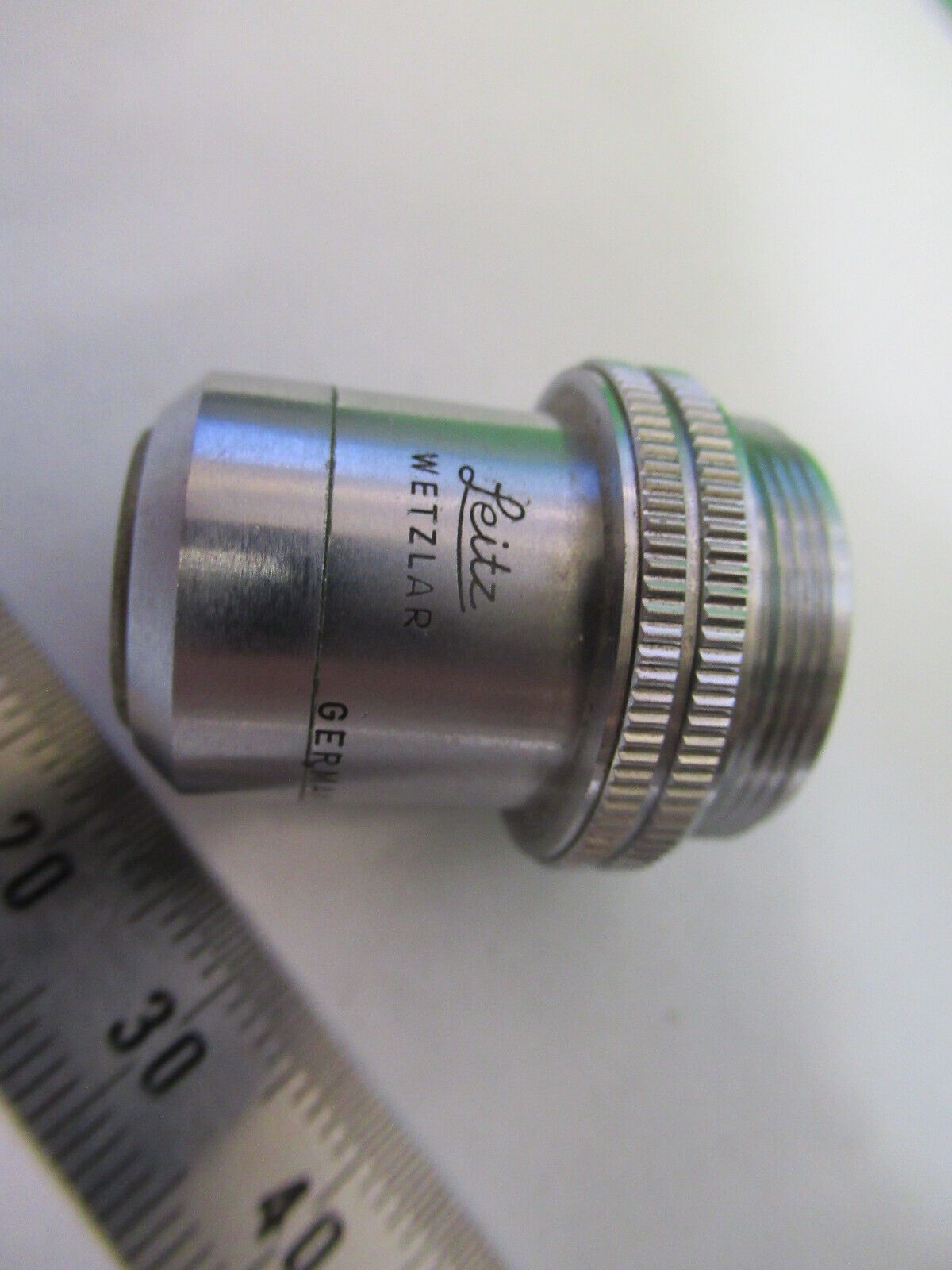 MICROSCOPE POL OBJECTIVE LEITZ 16X /215 LENS GERMANY OPTICS AS PICTURED #S2-C-89