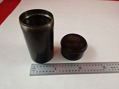 EMPTY ANTIQUE MICROSCOPE OBJECTIVE CONTAINER CARL ZEISS a1 AS IS B#J7-C-08