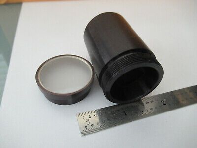 OLYMPUS JAPAN LENS ASSEMBLY + DIFFUSER MICROSCOPE PART AS PICTURED #F2-A-29