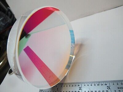 OPTICAL FLAT COATED 3" DIAMETER FUSED SILICA ZYGO OPTICS AS PICTURED &16-A-16