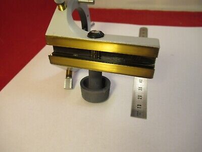 ZEISS GERMANY BRASS CONDENSER HOLDER MICROSCOPE PART AS PICTURED &FT-4-09B