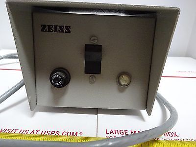 ZEISS LAMP POWER SUPPLY ILLUMINATOR MODELL 1100 BIN#TC-1