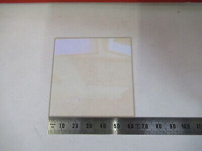 OPTICAL GLASS COATED FLAT SQUARE WINDOW OPTICS AS PICTURED #82-A-21