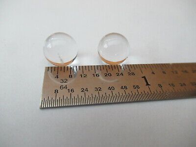 OPTICAL LOT 2 EA BK7 GLASS SPHERES LENSES LASER PRO OPTICS AS PICTURED #F2-A-129