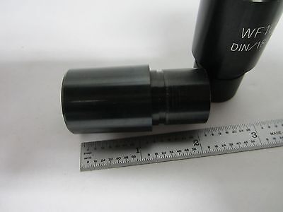 MICROSCOPE PART PAIR EYEPIECES WF10X 18 mm OPTICS AS IS BIN#R2-51