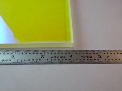 OPTICAL COATED PROFESSIONAL OPTICS GLASS BK7 FLAT PLATE AS IS  #83-A-30