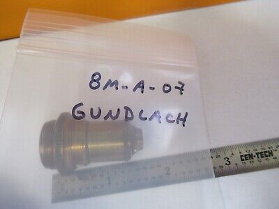 ANTIQUE GUNDLACH ROCHESTER OBJECTIVE 1/2 MICROSCOPE PART AS PICTURED &8M-A-07