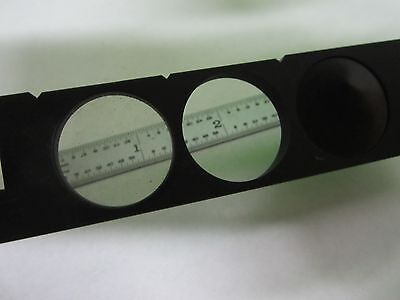 MICROSCOPE PART SLIDE FILTER OPTICS AS IS BIN#N3-D-08