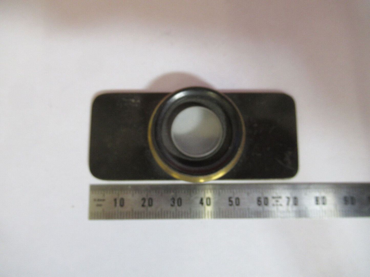 ANTIQUE BECK UK OPTICS COMPRESSOR LENS MICROSCOPE PART AS PICTURED G4-A-88