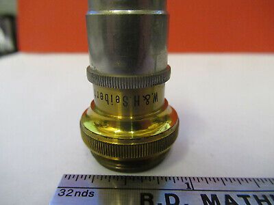 ANTIQUE W&H SEIBERT WETZLAR 16X OBJECTIVE MICROSCOPE PART AS PICTURED &8z-a-109