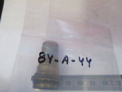 ANTIQUE BRASS OBJECTIVE "15" LENS OPTICS MICROSCOPE PART AS PICTURED &8Y-A-44