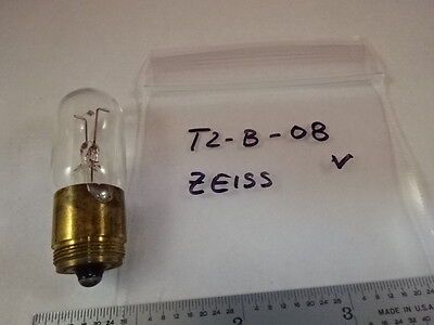 MICROSCOPE PART ZEISS GERMANY LAMP BULB 6V 15W 67271 POLMI OPTICS AS IS #T2-B-08