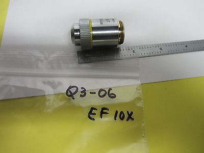 MICROSCOPE PART LEITZ GERMANY OBJECTIVE EF 10X OPTICS AS IS BIN#Q3-06