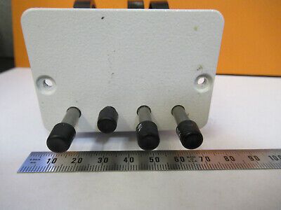 LEICA DMR GERMANY FILTER ASSEMBLY SET MICROSCOPE PART AS PICTURED #P6-A-85