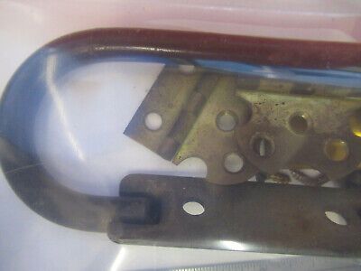 LOCK for WOOD CABINET ANTIQUE BAUSCH LOMB MICROSCOPE PART AS PICTURED &8z-a-104