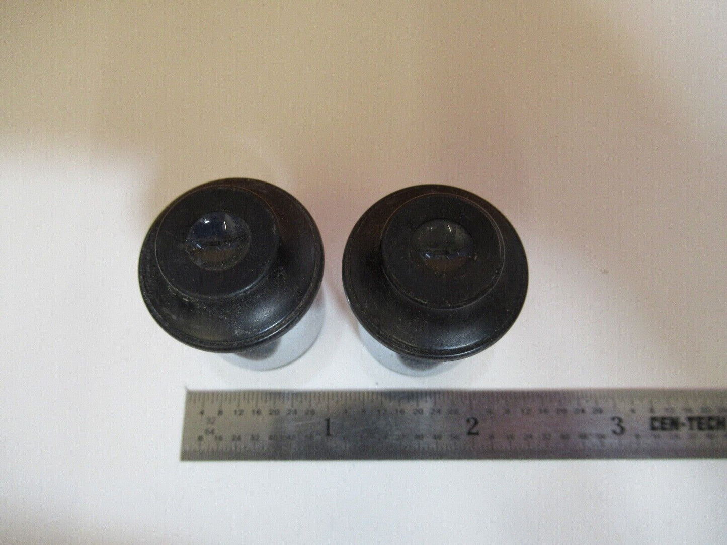 ANTIQUE PAIR SPENCER EYEPIECE 10X OPTICS MICROSCOPE PART AS PICTURED &A4-A-24