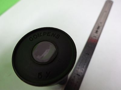 MICROSCOPE PART EYEPIECE COMPENS 5X OPTICS AS IS BIN#V7-34