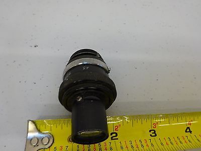 MICROSCOPE PART ILLUMINATOR LENS + IRIS OPTICS AS IS BIN#P4-B-43