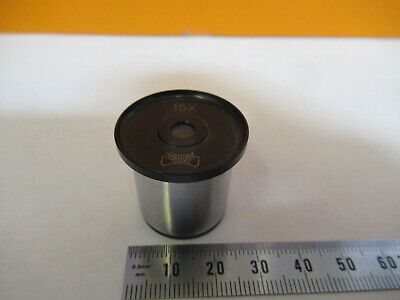 YASHIMA TOKYO JAPAN 15X EYEPIECE OPTICS MICROSCOPE PART AS PICTURED #P6-A-18