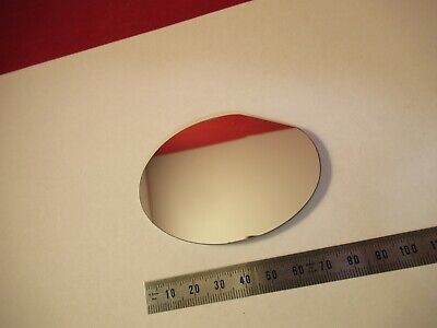 OPTICAL GLASS TRUNCATED ELLIPTICAL MIRROR SILVER PRO OPTICS AS PICTURED &T6-A-06