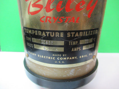 VINTAGE 1950's QUARTZ CRYSTAL BLILEY OVENIZED 100 KC FREQUENCY RADIO  &W4-A-01