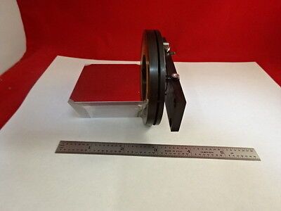 MICROSCOPE PART REICHERT AUSTRIA MOUNTED ROTABLE MIRROR OPTICS AS IS B#R5-A-11