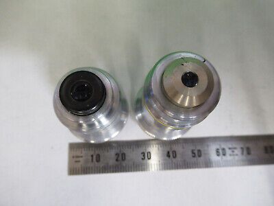 ASSORTED OBJECTIVES LENSES OPTICS LOT MICROSCOPE PART AS PICTURED Z1-A-34