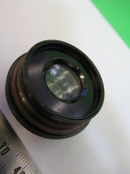 BAUSCH LOMB LENS TESSAR 72mm + IRIS OPTICS AS PICTURED &W9-B-07