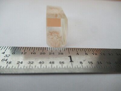 OPTICAL MIL SPEC GLASS PRISM [chip] LASER OPTICS AS PICTURED &F5-A-17