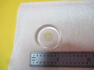 OPTICAL FLAT FUSED SILICA COATED LASER OPTICS AS PICTURED &16-C-53