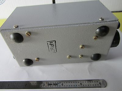 MICROSCOPE PART ZEISS GERMANY POWER SUPPLY FOR LAMP ILLUMINATOR 6V 5W BIN#C9