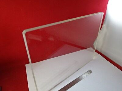 LARGE BEAMSPLITTER HUGE OPTICAL FLAT HUGE GLASS PLATE OPTICS AS IS  #94-24