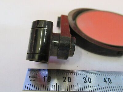 ANTIQUE BAUSCH LOMB MIRROR ASSEMBLY MICROSCOPE PART AS PICTURED &F6-B-105