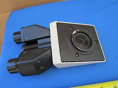 MICROSCOPE PART BINOCULAR HEAD NIKON JAPAN AS IS BIN#F8-01